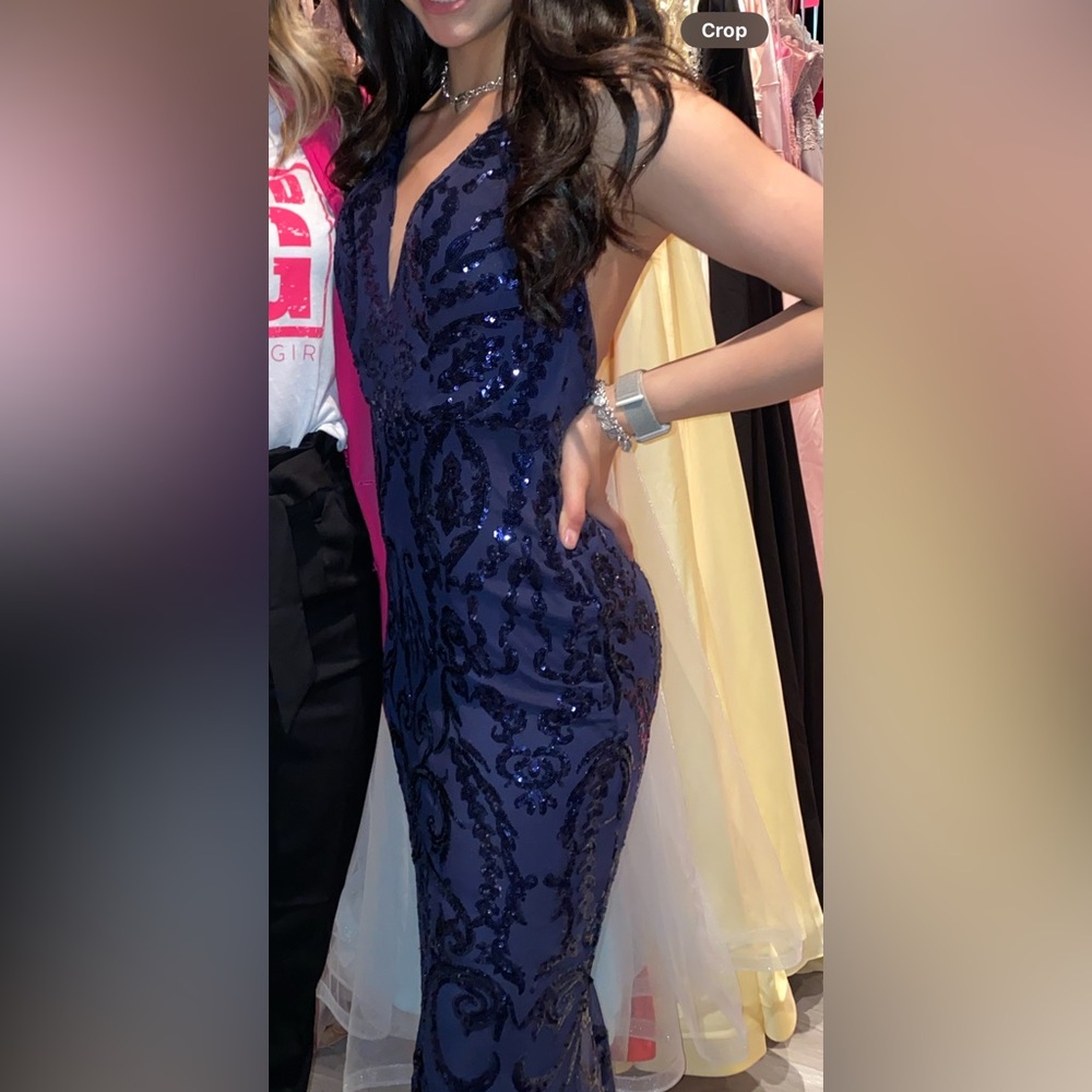 Prom girl size 2 sequin dress
